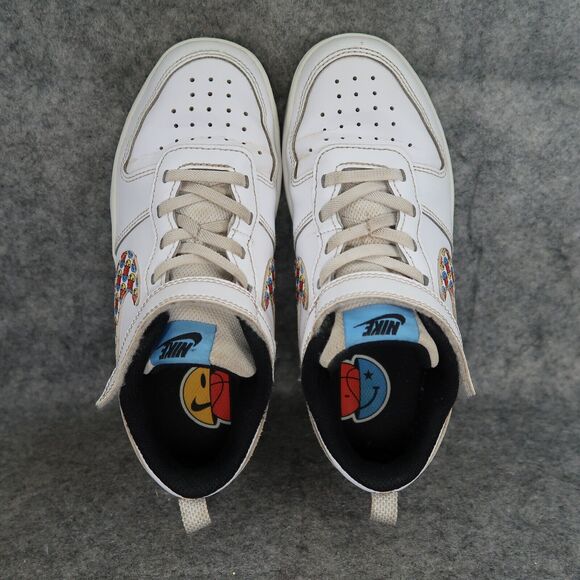 Nike Shoes Kids 2 Sneaker Court Borough Low 2 SE PS Happy Hoops Easy On Athletic - Picture 6 of 13